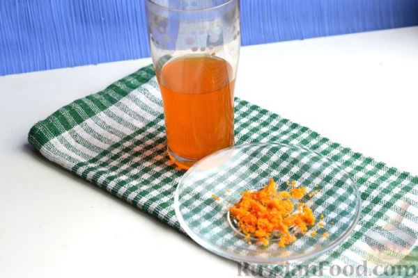 Морковно-яблочный салат с апельсиновым соусом